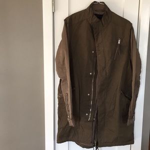 Allsaints men’s fishtail coat